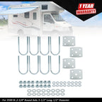 2X Trailer U Bolt Kit for 3500 lb (Year Range)