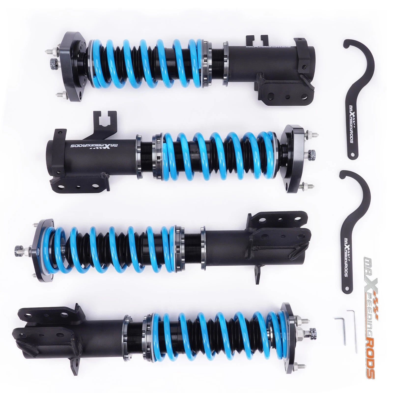 Set of 4 Adjustable Coilovers for Nissan Sentra (1991–1994)