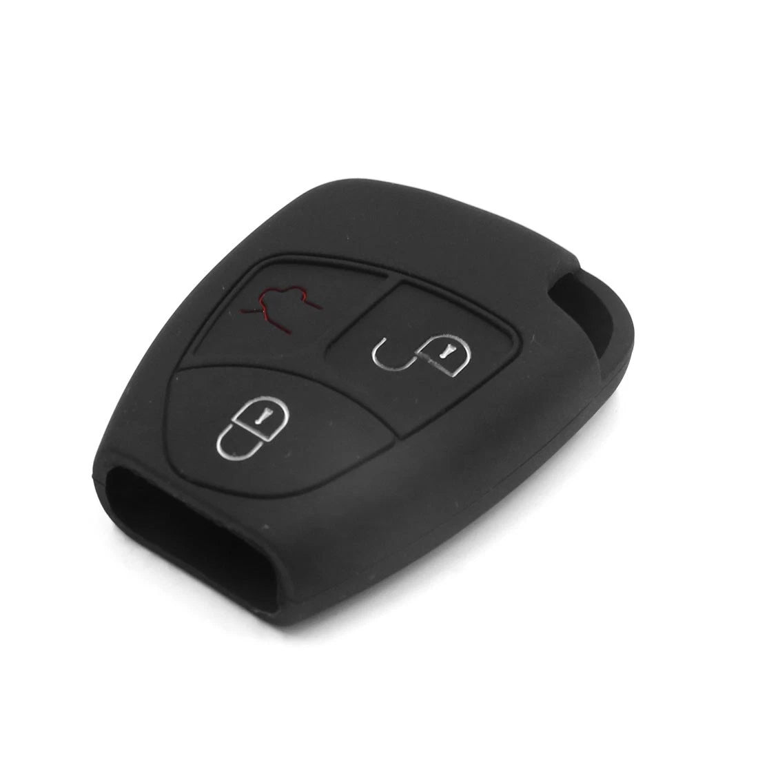 Black Silicone Key Fob Cover Case for Mercedes AMG C B E Class 