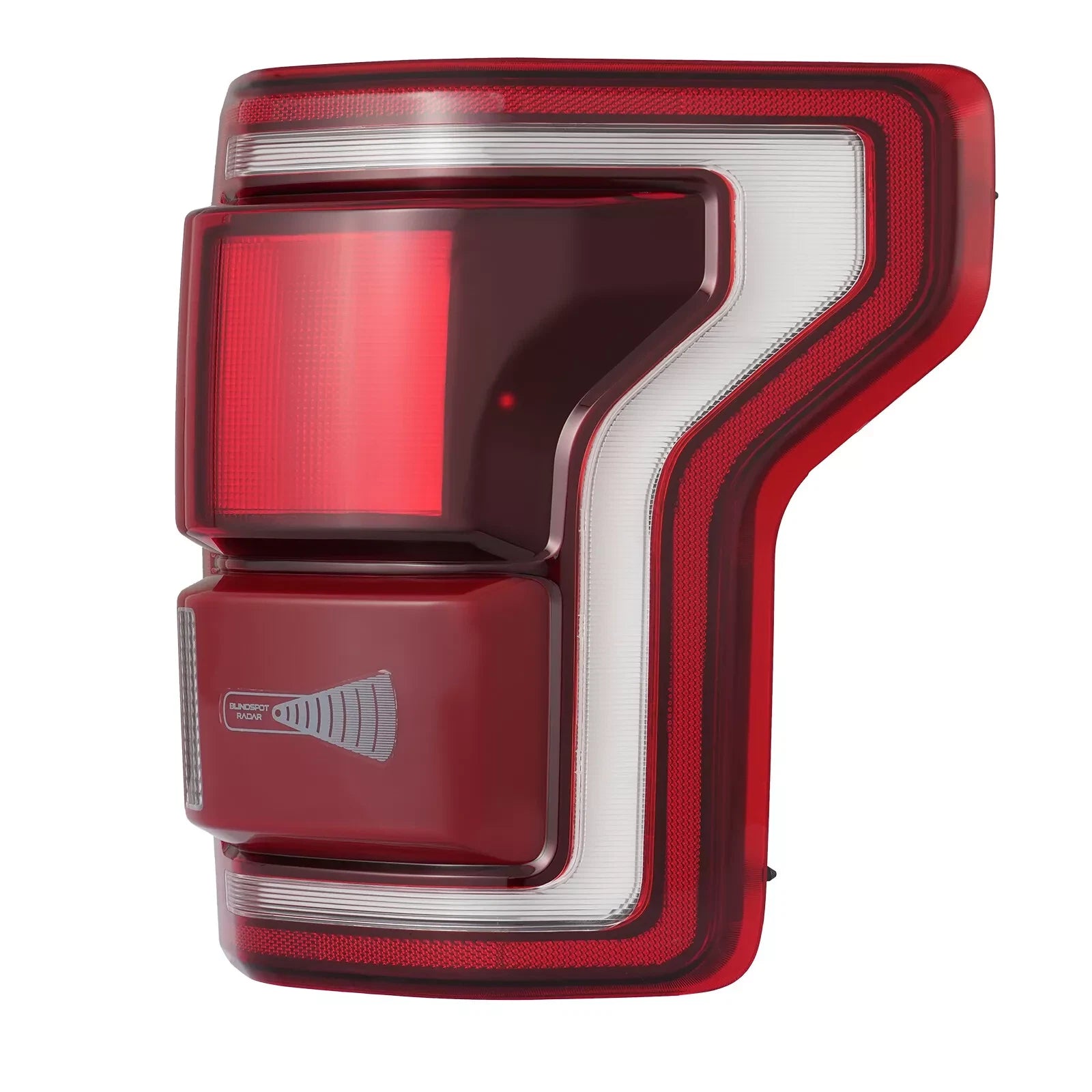 LED Tail Light for Ford F-150 Raptor (2017–2019) Right w/ Blind Spot Red Black
