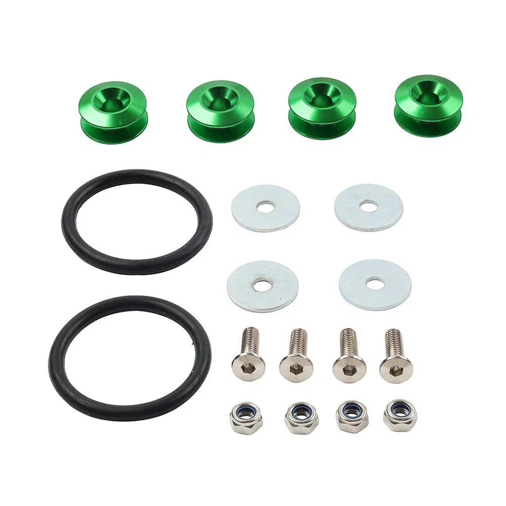 Quick Release Clips for Trunk Hatch Lid - Green Bumper Holder