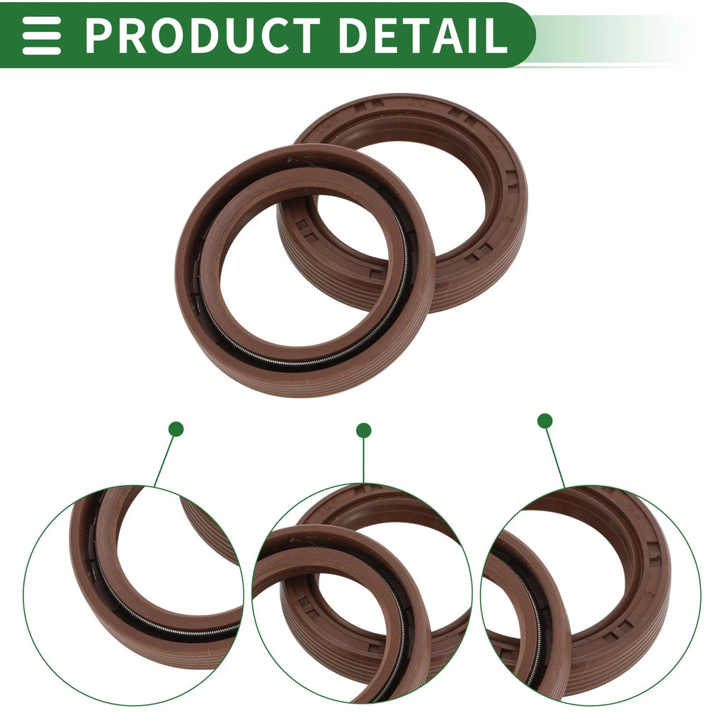 Set of 5 Oil Seals FKM Rubber 30x42x8mm High Pressure