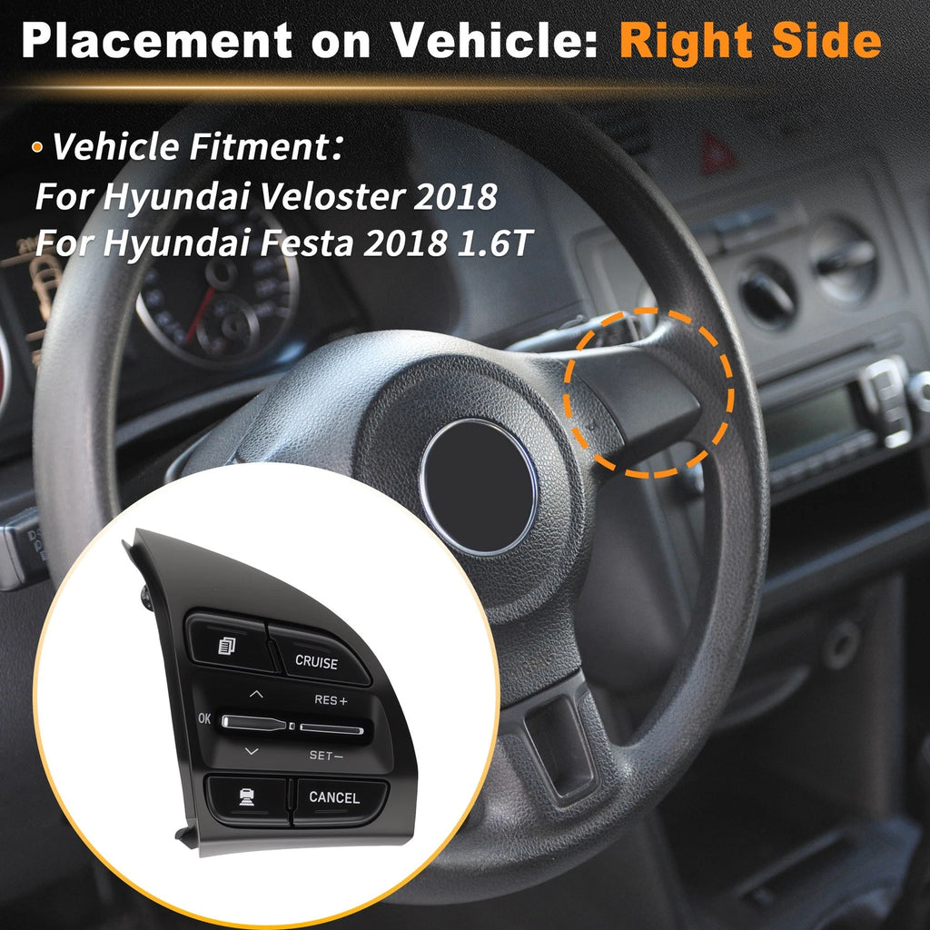 Steering Wheel Button Right Side for Hyundai Veloster (2018) No. 96720J1200