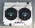 Aluminum Radiator, Shroud & Fans for Ford Mustang, Mercury Cougar (1967-1970)