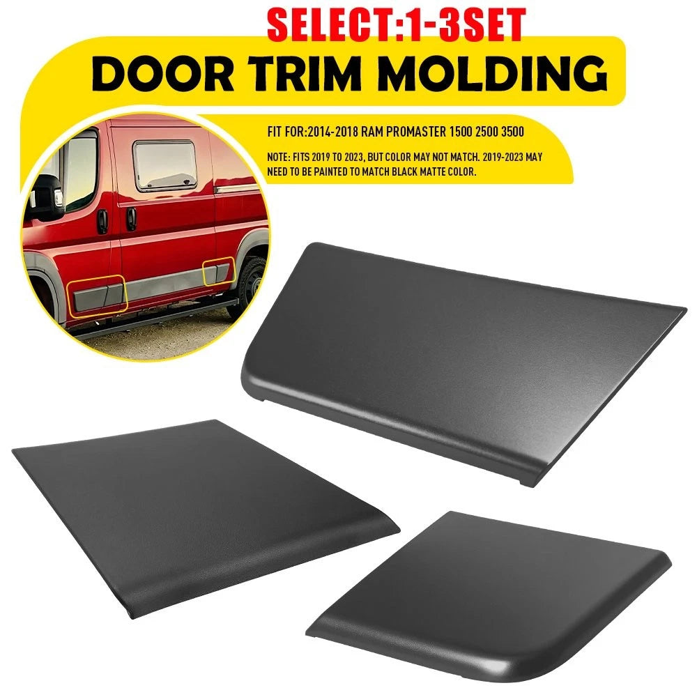 Left Front Rear Door Trim Molding Panels for Ram ProMaster Van (2014–2018)