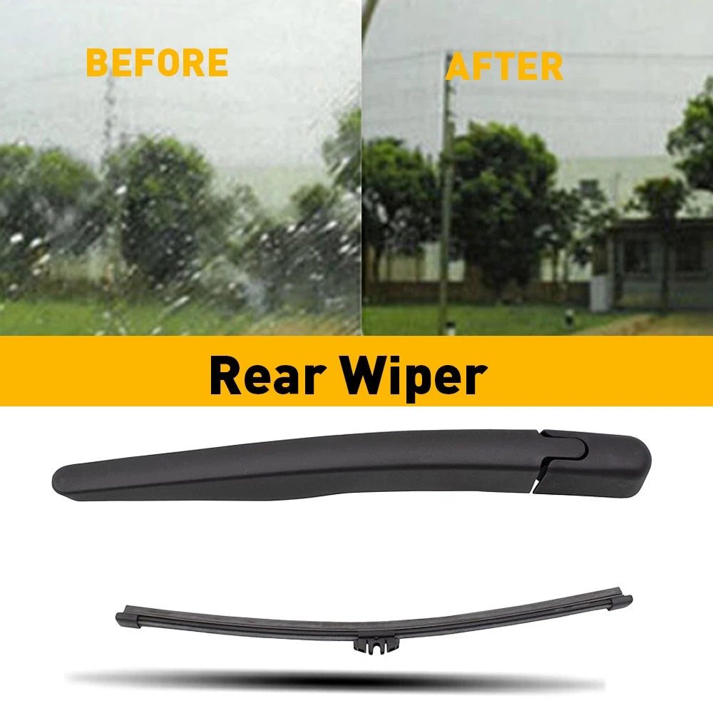 Rear Wiper Arm & Blade Kit for Lincoln MKX (2016–2018) / Ford Escape, Explorer (2013–2017)