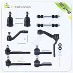 10PC Suspension Sway Bar Tie Rod End Pitman Arm Kit for Lincoln Town Car (1981–1994)