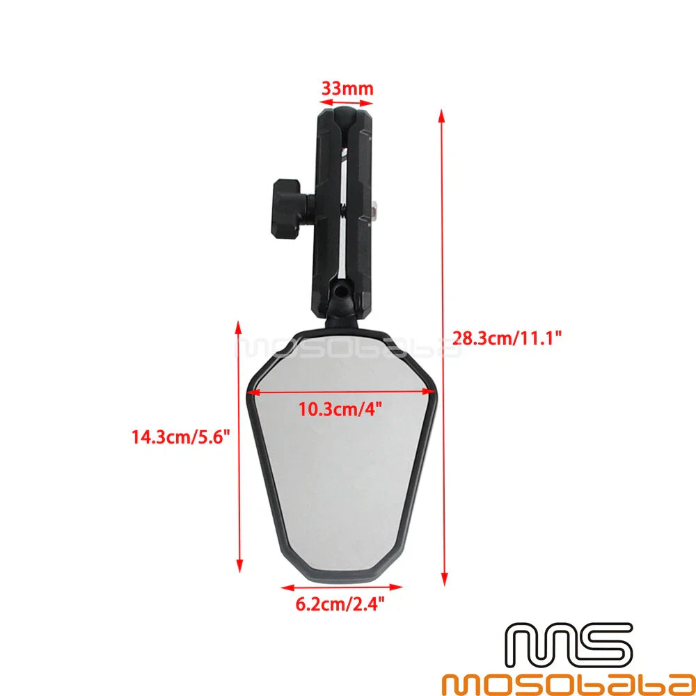 Universal Adjustable Side Rearview Mirrors 8mm/10mm for Honda Suzuki Yamaha