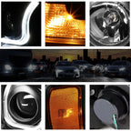 LED DRL Projector Headlight for Ford F150/Lincoln Mark LT (2004–2008)