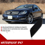 2X Smoked Housing Covers for Benz W204 C250 C300 C350 Front Side Marker Light