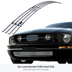 Stainless Billet Front Grille Insert for Ford Mustang V6 (2005-2009)