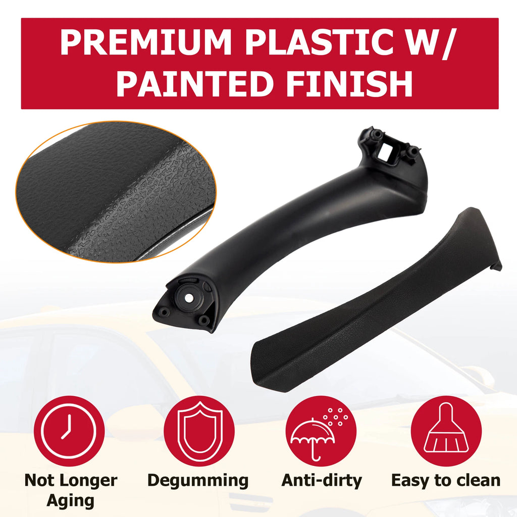 Door Panel Handle Pull Trim Cover for BMW E90 328i (2004–2012)