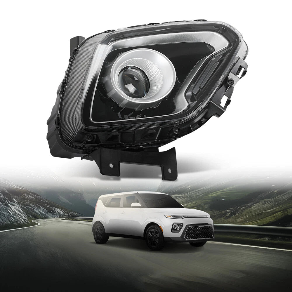 Right Halogen Projector Headlight for Kia Soul (2020–2022)