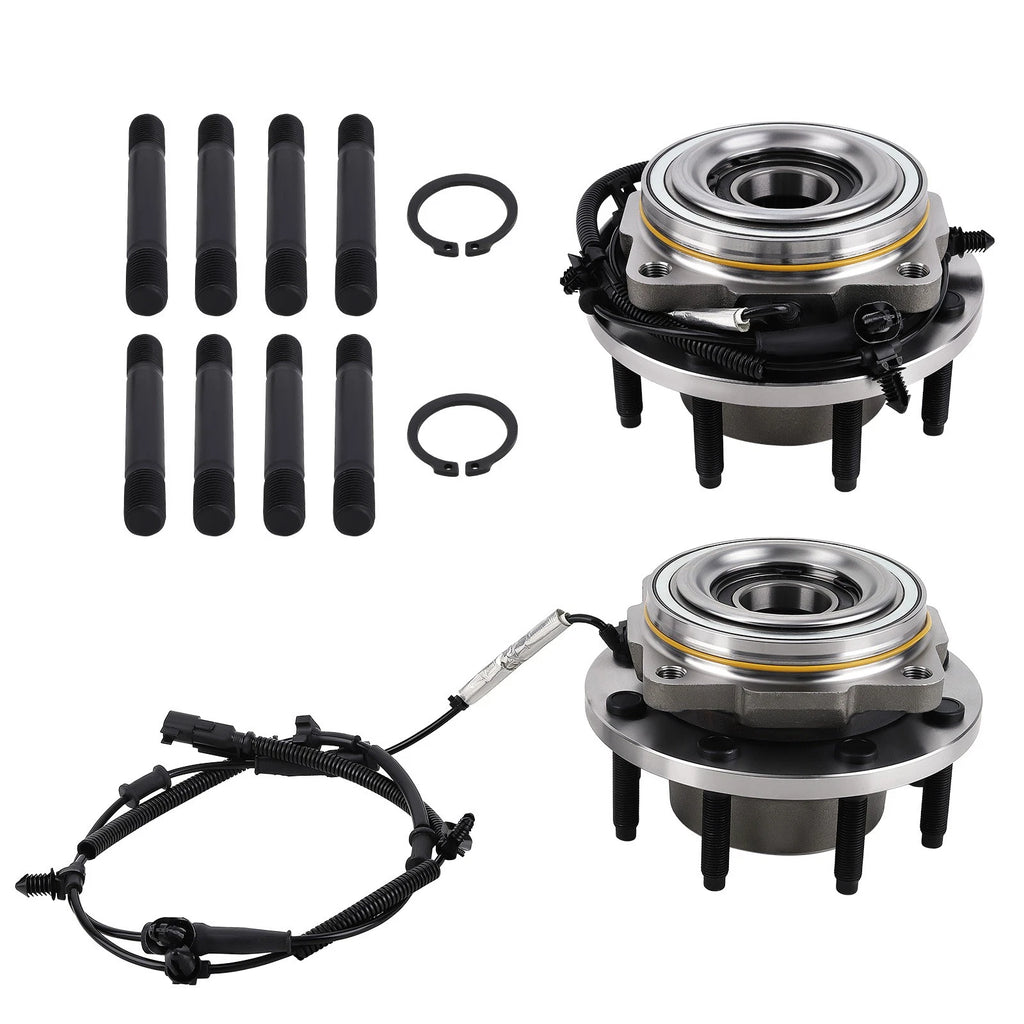 Front Wheel Hub Set of 2 for Ford F-250 F-350 Super Duty 4WD (2017–2022) HB615185PR