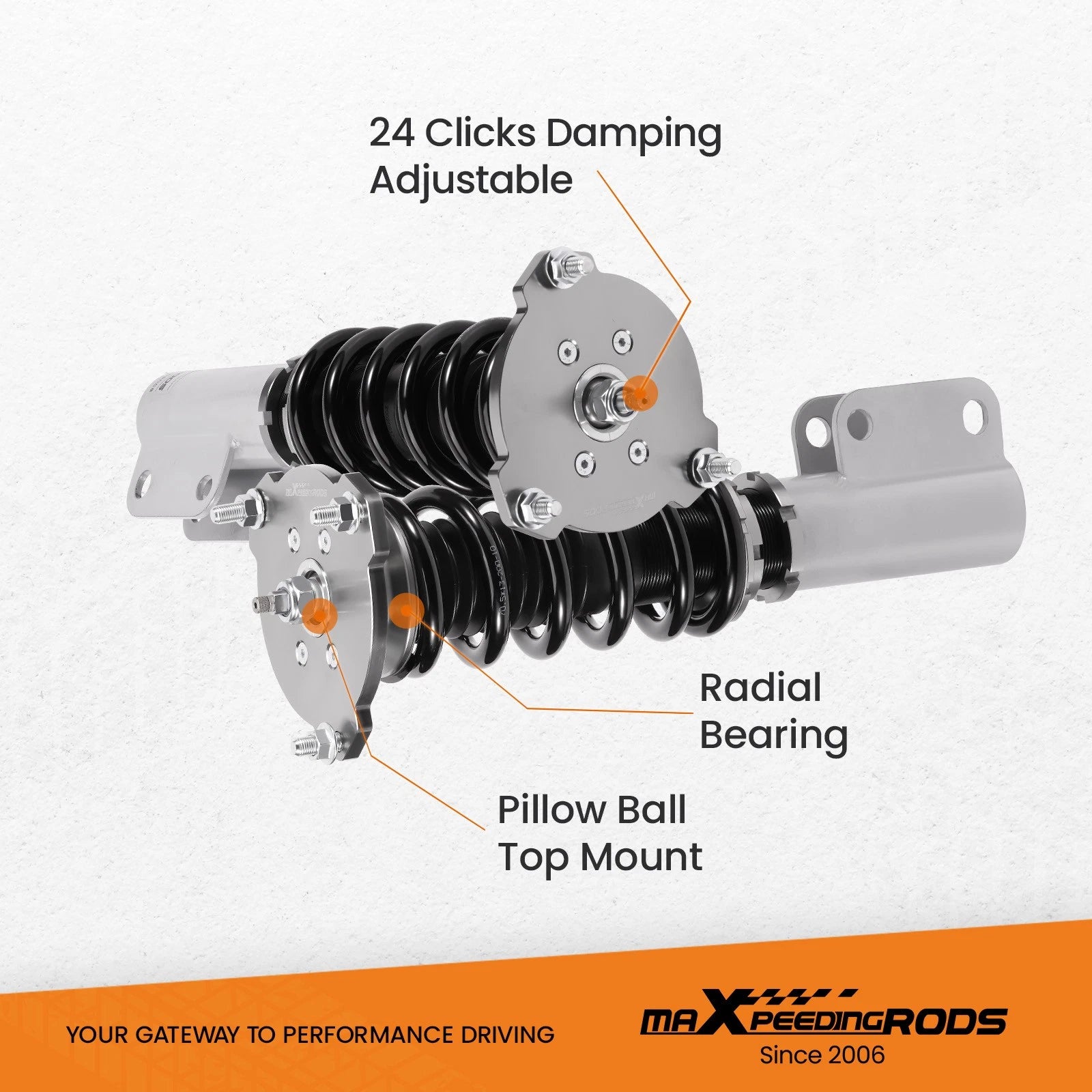 Coilovers Suspension Kit for Chevy Impala (2000-2013)