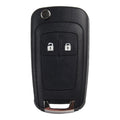 2X Button Folding Key Shell for Opel Astra J, Corsa E (2010–2019)