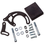 Water Pump Power Steering Bracket for Saginaw P Series (Black Anodized, 19–25)
