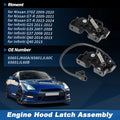 Set of 2 Hood Latch Assembly for Nissan GT-R (2009–2021) 65601JK60A/65601JL60C
