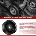 Accessory Drive Belt Idler Pulley for Infiniti Nissan Frontier Pathfinder (–)