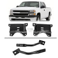 Set of 2 Front Bumper Brackets for Chevy Silverado GMC Sierra 2500HD/3500HD (2007–2010)
