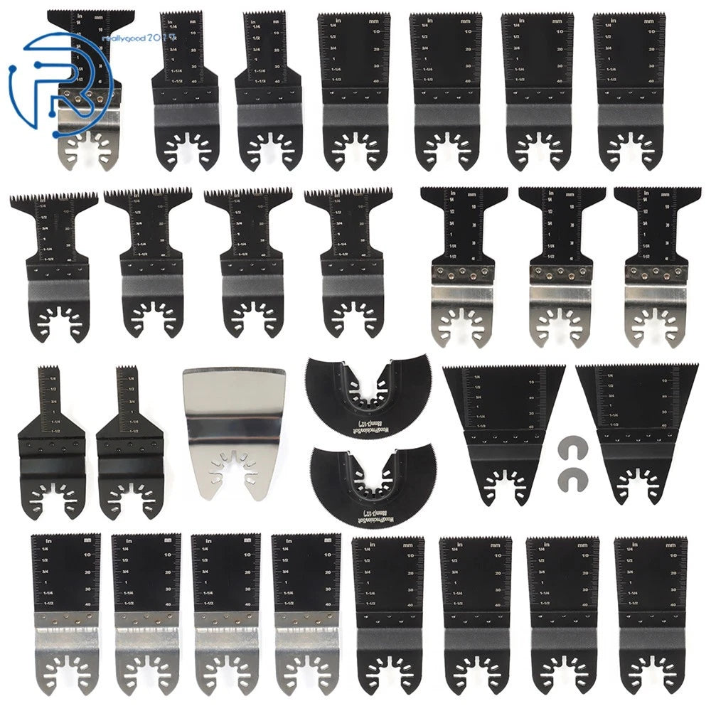 31 Pcs Oscillating Saw Blades Accessories for Universal Tools