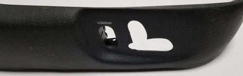 Seat Switch Trim for Lincoln Mark VIII (1993–1996) Black RH Passenger