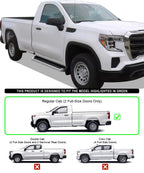 Running Boards for Chevrolet Silverado/Sierra Regular Cab (2019-2026)