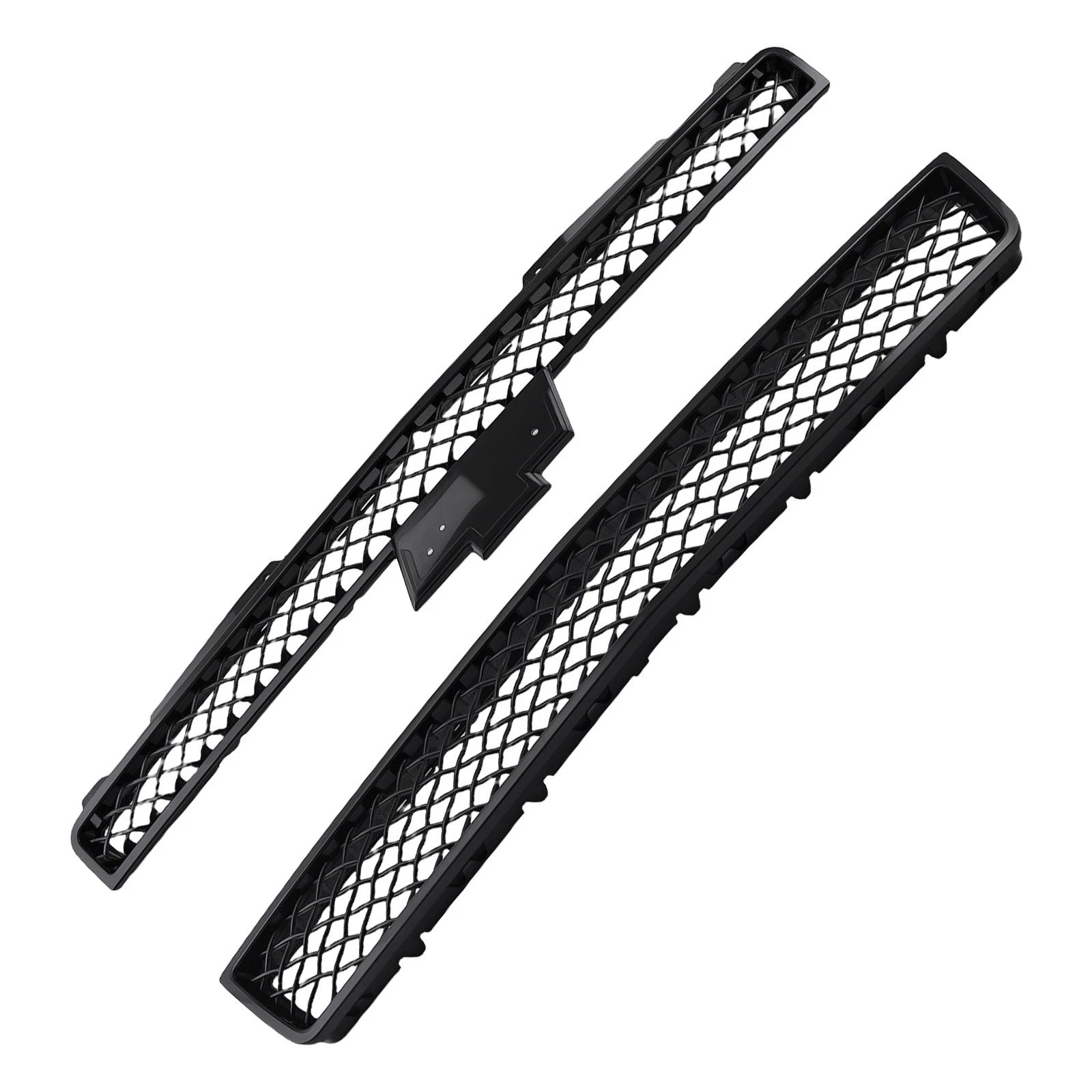 Front Bumper Grille Set for Chevy Avalanche Tahoe (2007–2014) 15835084 15946154