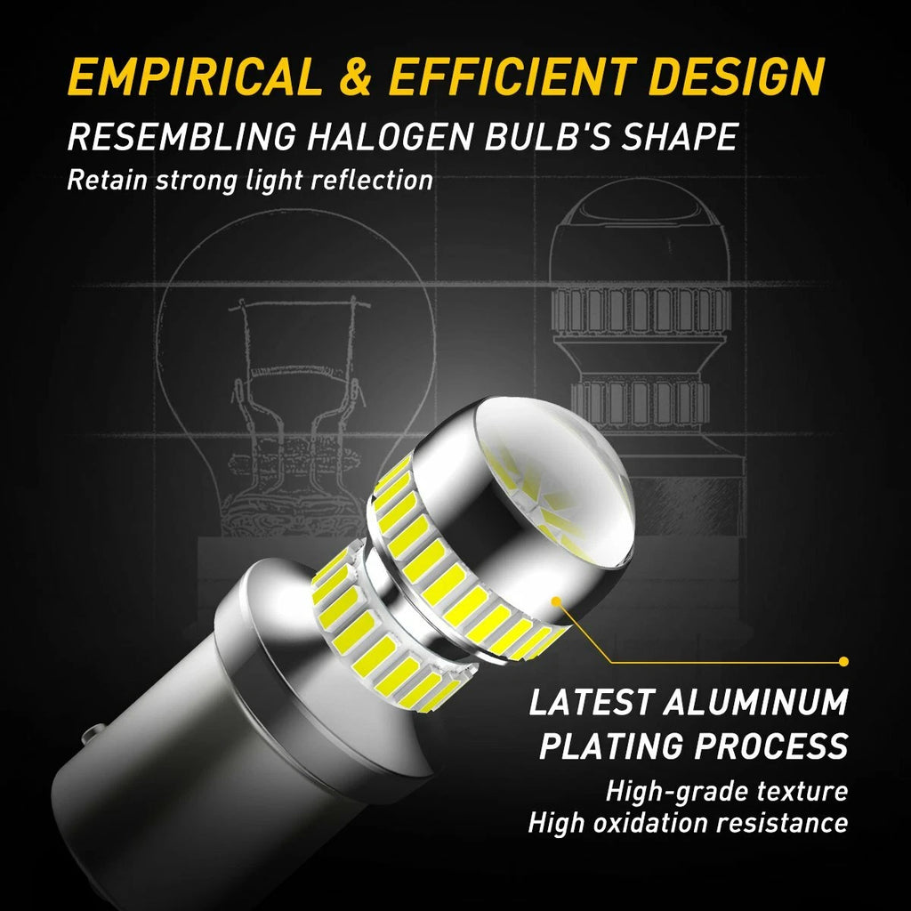 2X LED Turn Signal Brake Reverse Light Bulb for Make Model (YYYY–YYYY)