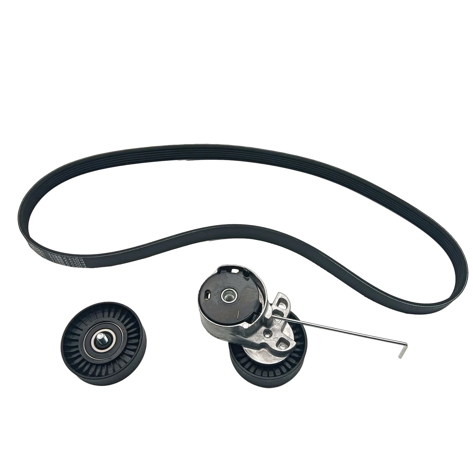 Serpentine Drive Belt Component Kit for Volvo S80 XC60 XC70 (2007–2015)