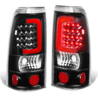 Passenger Side Chrome Red LED Tail Light for Honda Pilot (2016–2018)