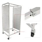 Adjustable Drying Rack for Screen Printing with Brake Wheels