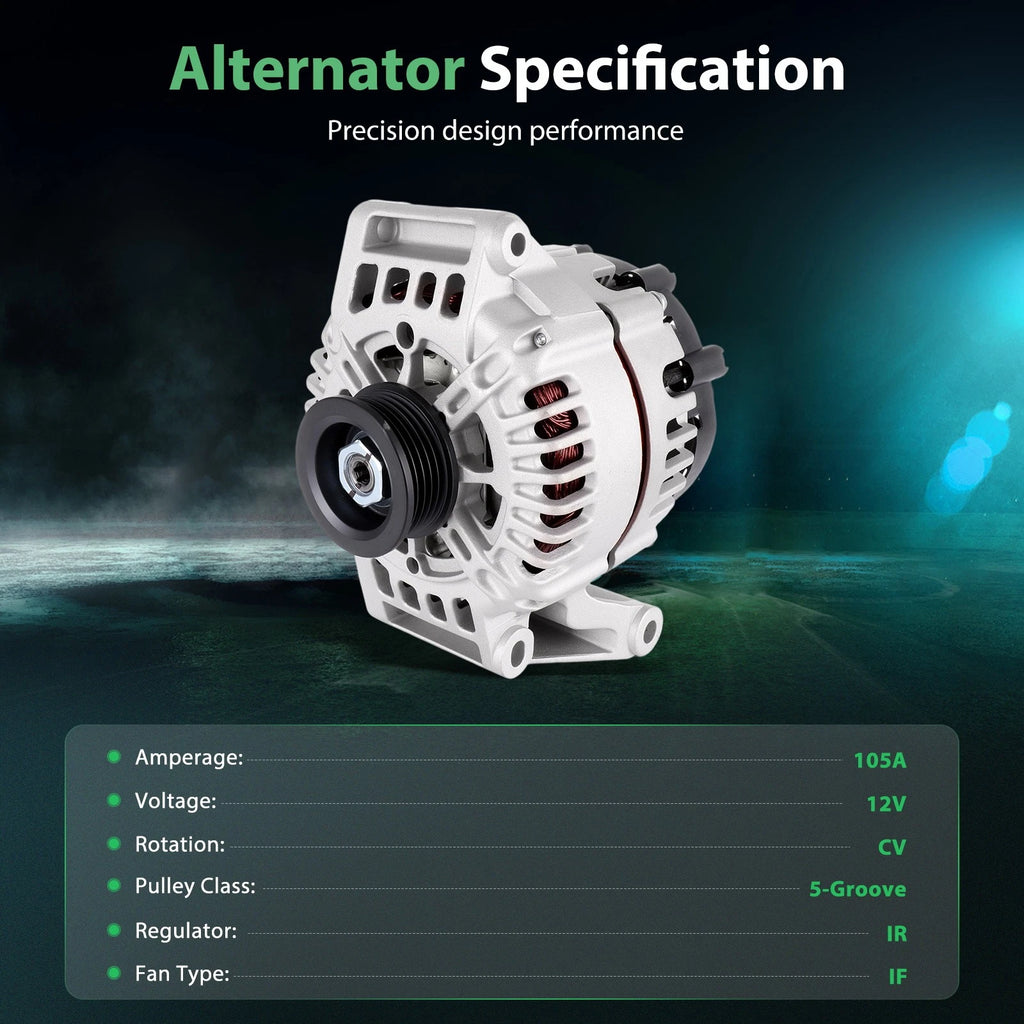 Alternator for Chevrolet Malibu (2004–2005) 2.2L L4