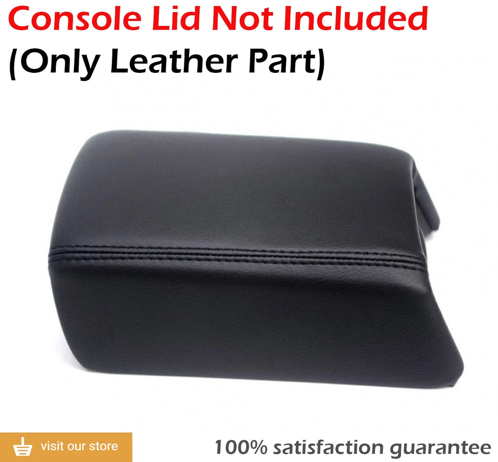 Center Console Armrest Cover for Chevrolet Malibu (2013–2015) Black Leather