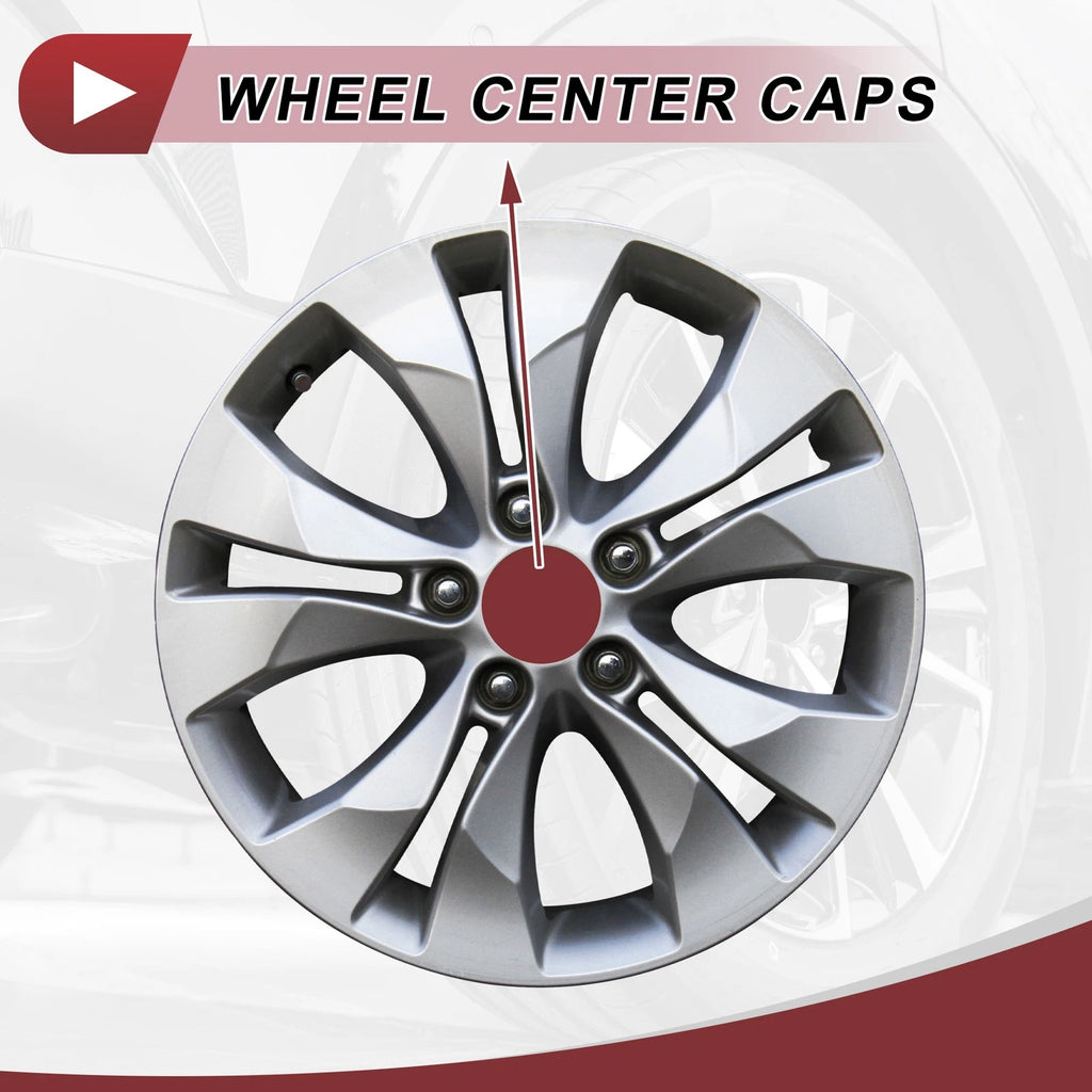 Wheel Center Caps for Chevrolet Silverado Tahoe (1 Pc, Chrome)