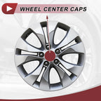 Wheel Center Caps for Chevrolet Silverado Tahoe (1 Pc, Chrome)