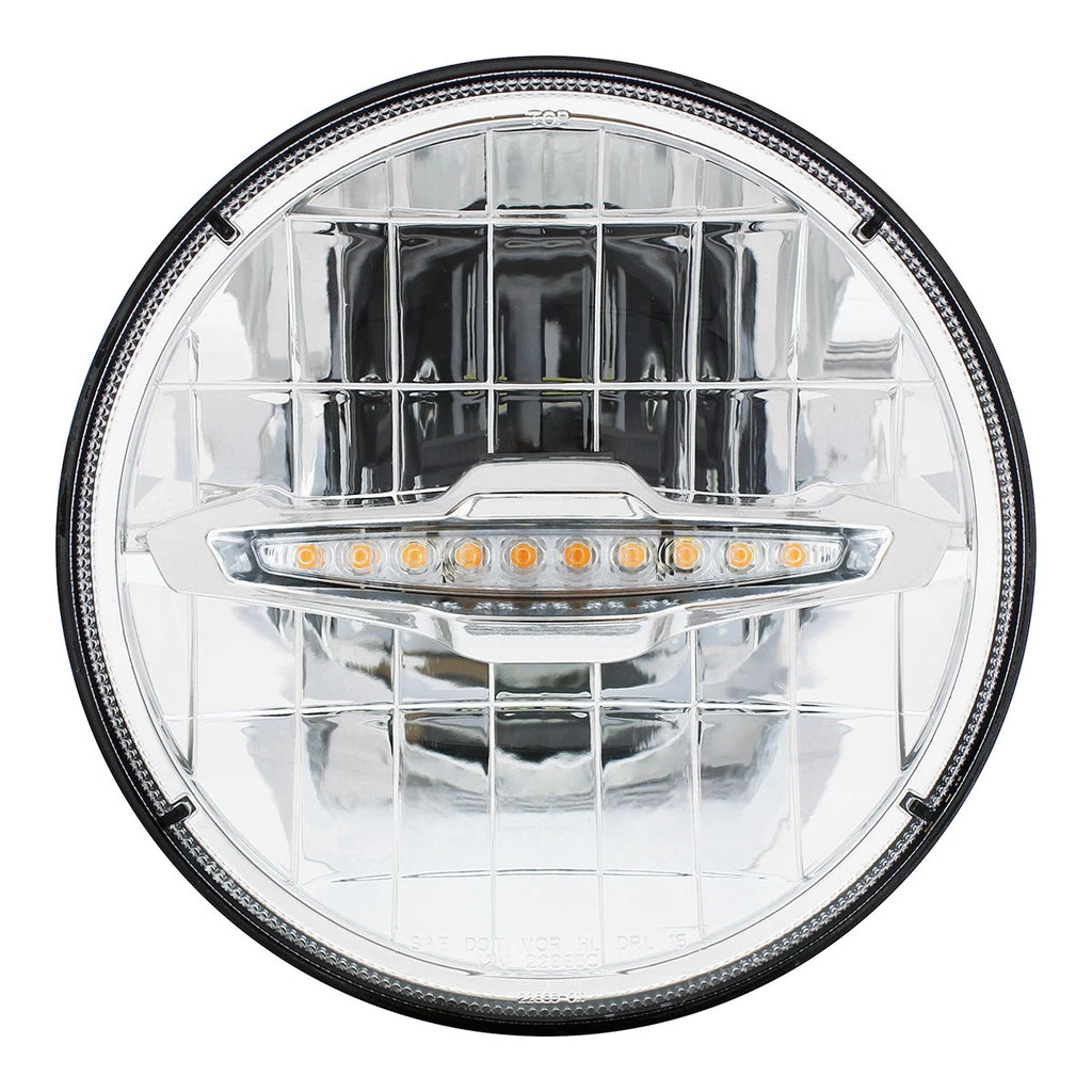 LED Headlight 7 Inch High Power with Amber Position Light for Ultrx (2021–2021)