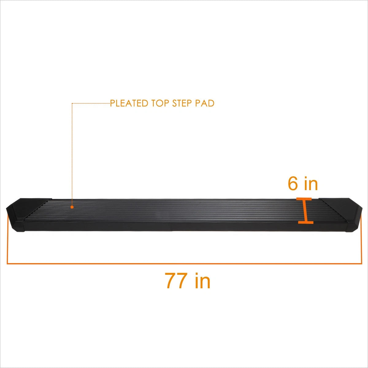 Set of 2 Side Nerf Bar Running Boards for Silverado/Sierra 1500-3500 (2019–2024)