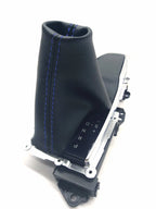 Shift Boot for Toyota Camry (2018–2021) Blue Stitch PVC Leather