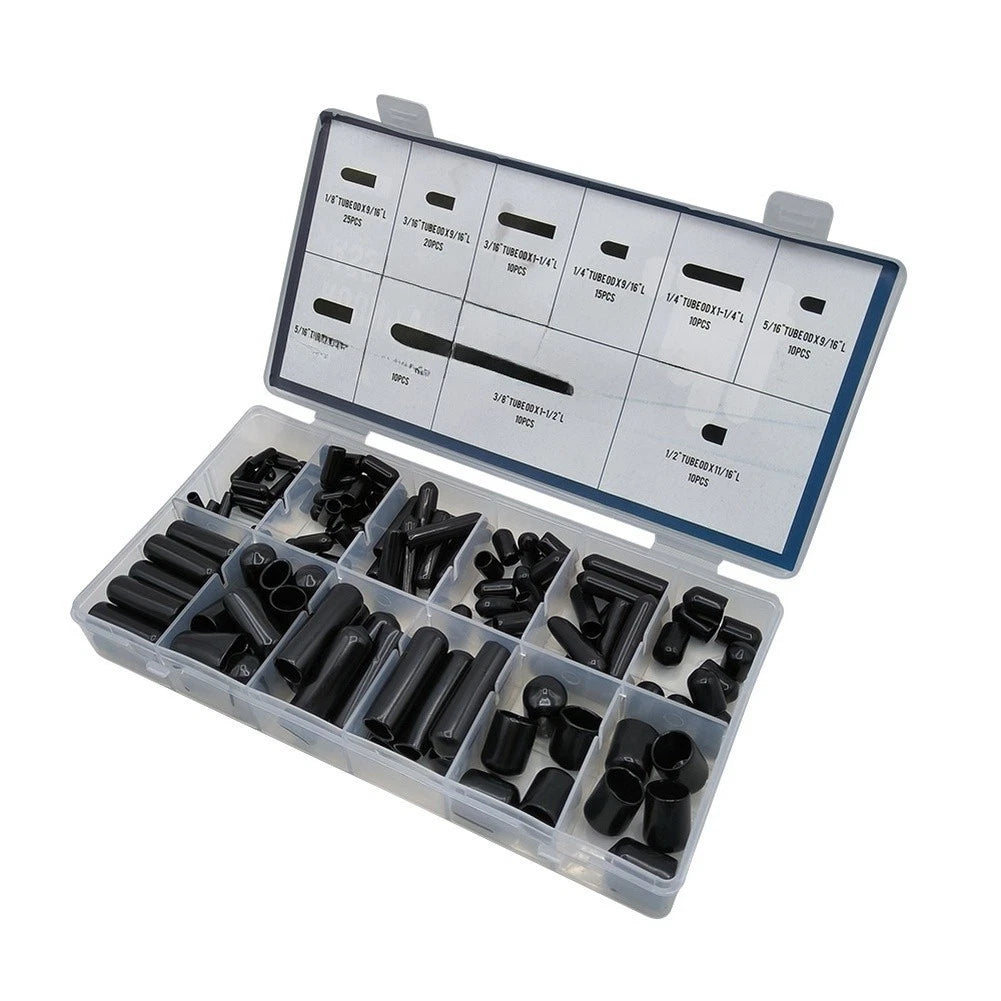130 Pcs PVC Dust Covers for Threaded Pipes and Fittings (Industrial Use)
