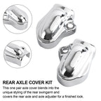 Set of 4 Rear Bar Shield Axle Nut Covers for Harley V-Rod VRSC (2002–2017)