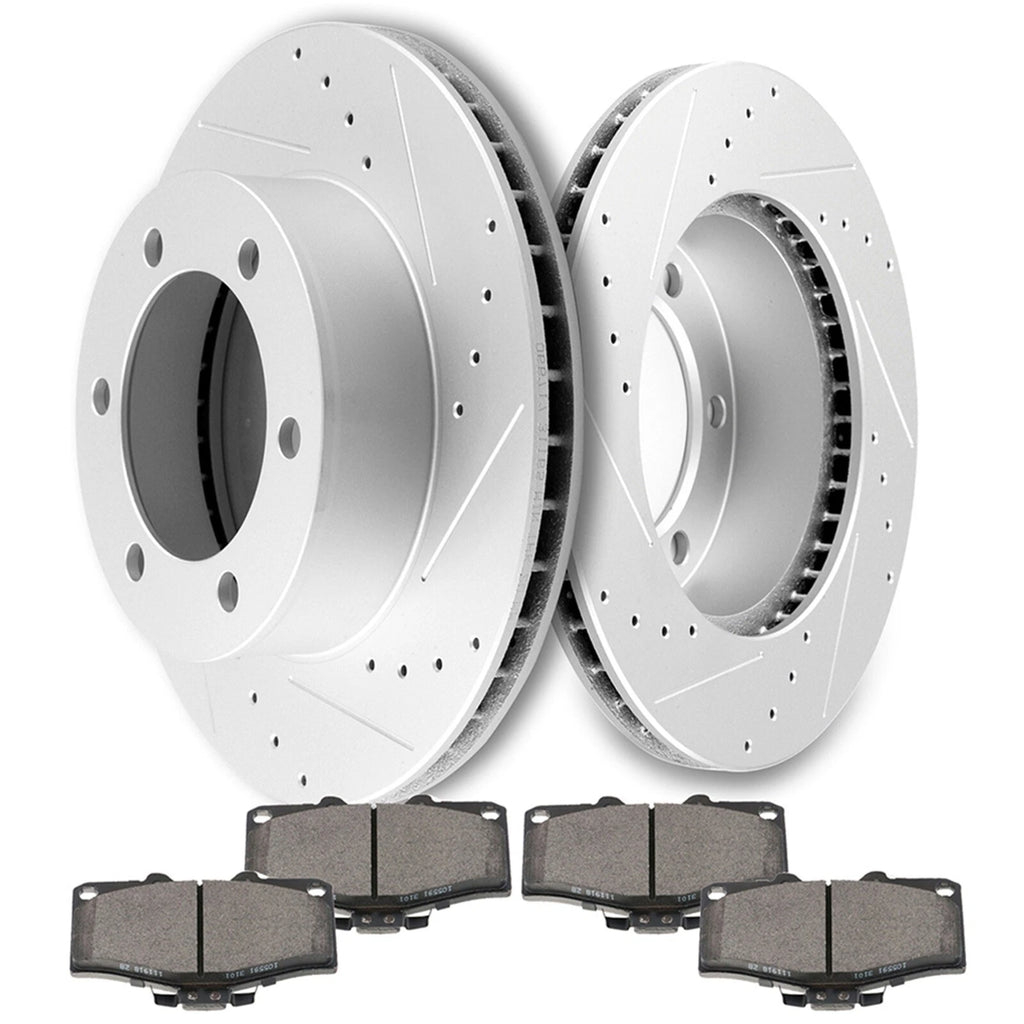 Front Brake Rotors and Pads for Toyota Tacoma (1995–2004)