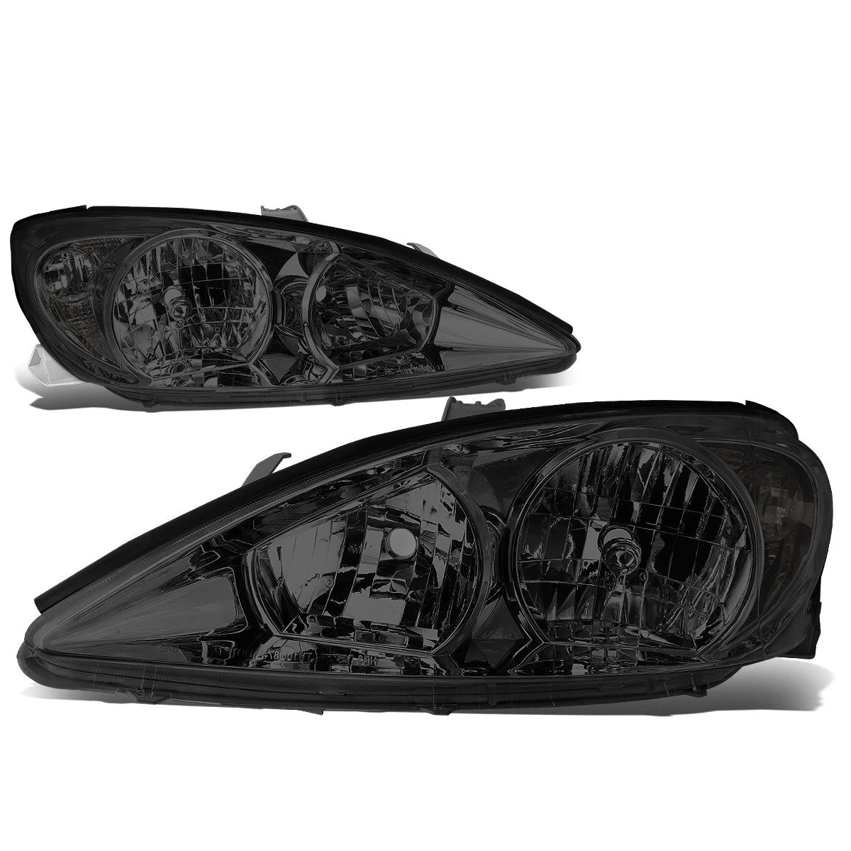 Pair of Smoked Housing Clear Side Corner Headlights for Camry (2002–2004)