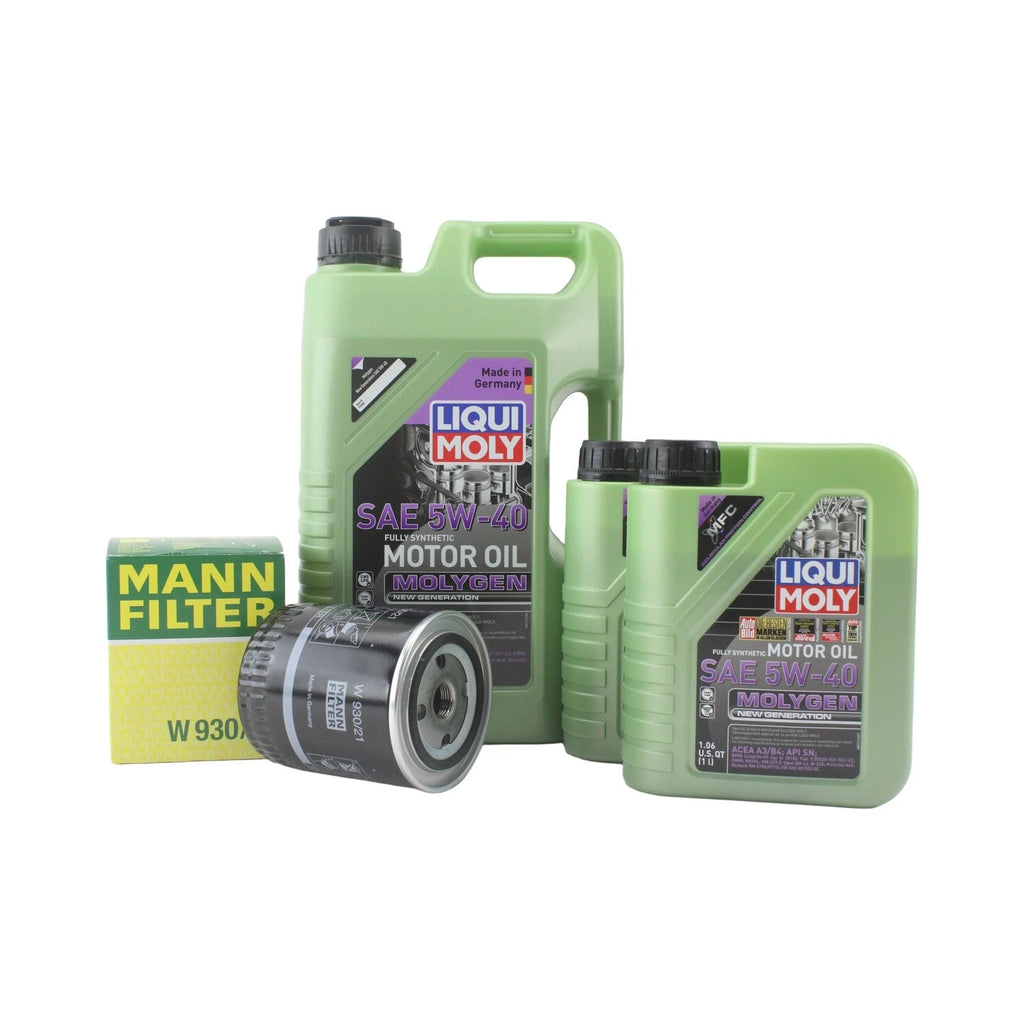 Oil Change Kit 7L Liqui Moly Molygen 5W-40 for Audi V6 2.7/2.8L (1997–2005)