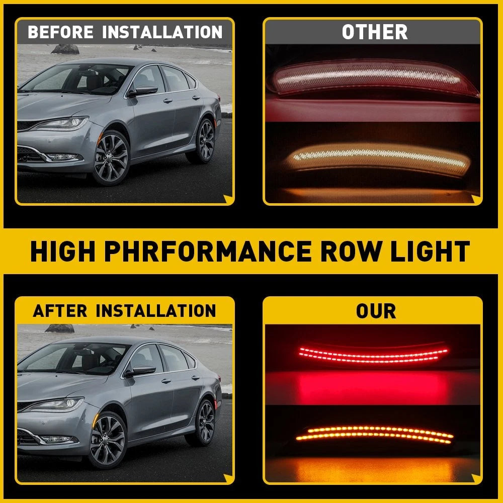 LED Smoked Side Marker Light for Chrysler 200 (2015–2017)