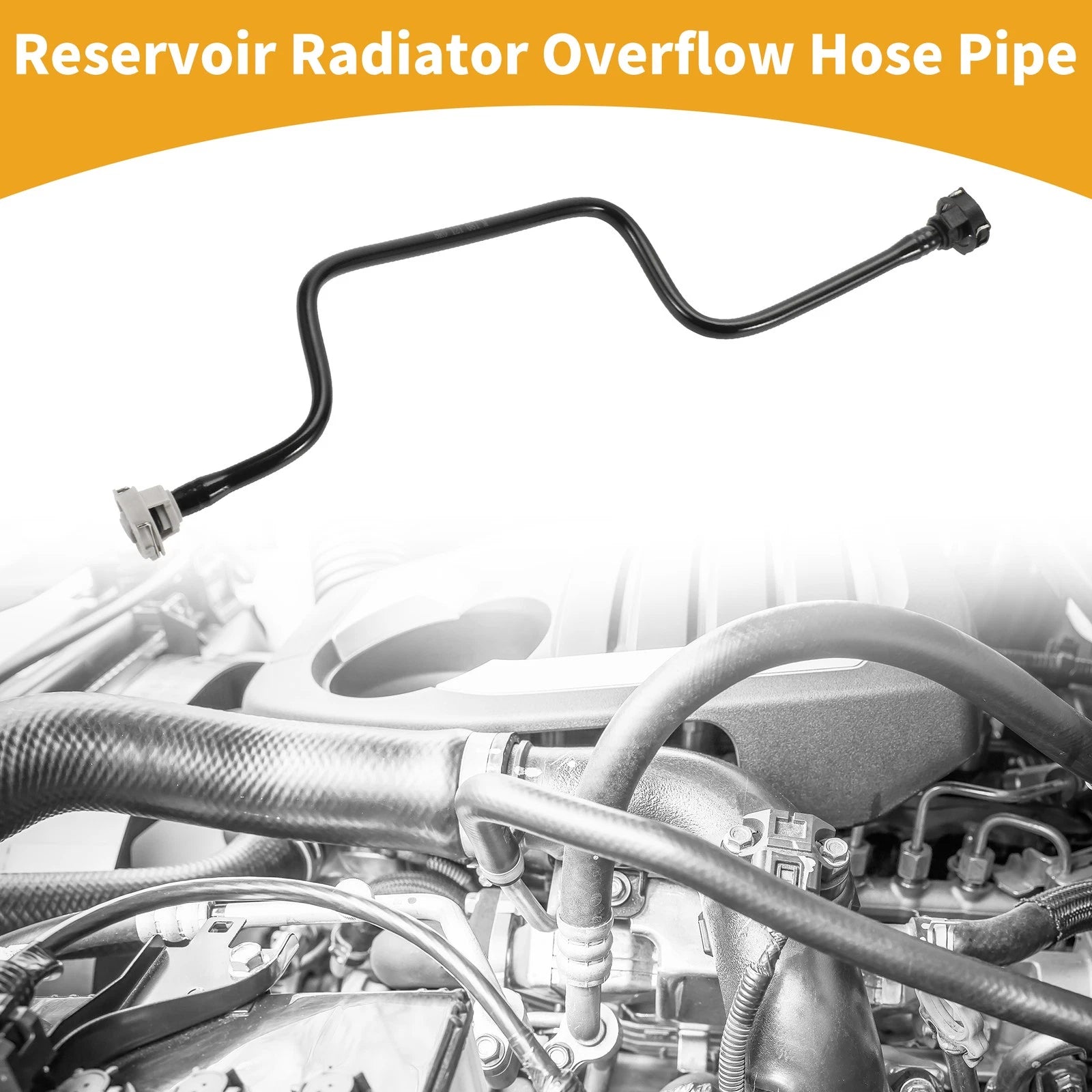 Radiator Overflow Hose Pipe for Audi Q5 2.0L (2011–2012) No. 8R0121081M