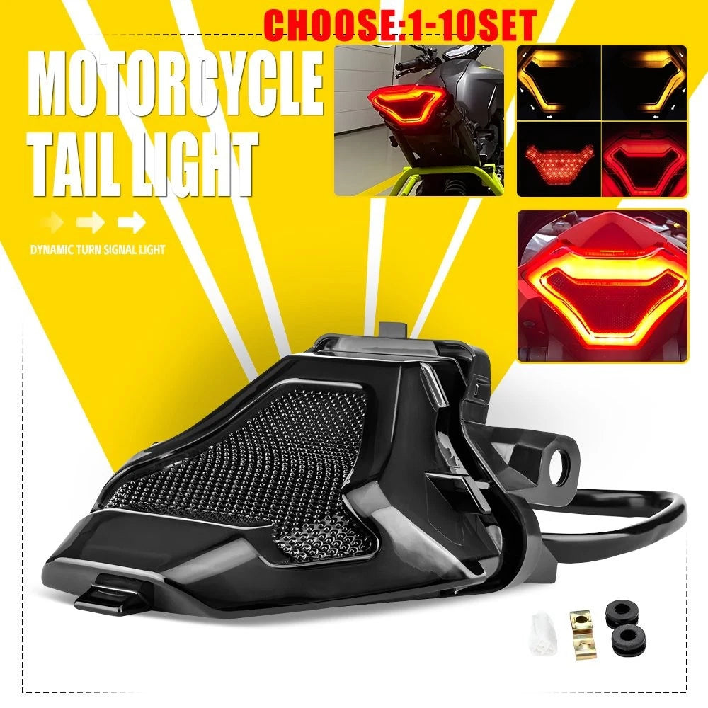 Integrated LED Tail Light Turn Signals for Yamaha MT07 MT03 MT-25 YZF-R3 (2014–2023)