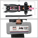 Hydraulic Floor Jack 4000lbs Capacity with Swivel Casters (5.1-13in)