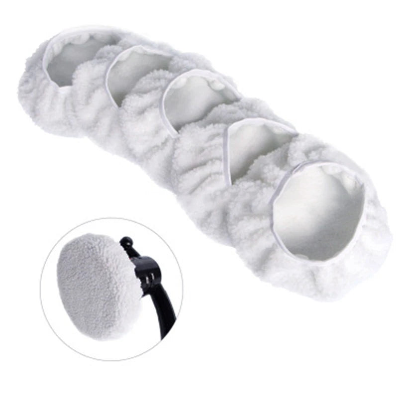 Set of 2 Polishing Bonnet Buffers Pads for 9/10 Inch Car Polisher