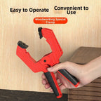 Woodworking Clamp with Rubber Coated Non Slip Handle for